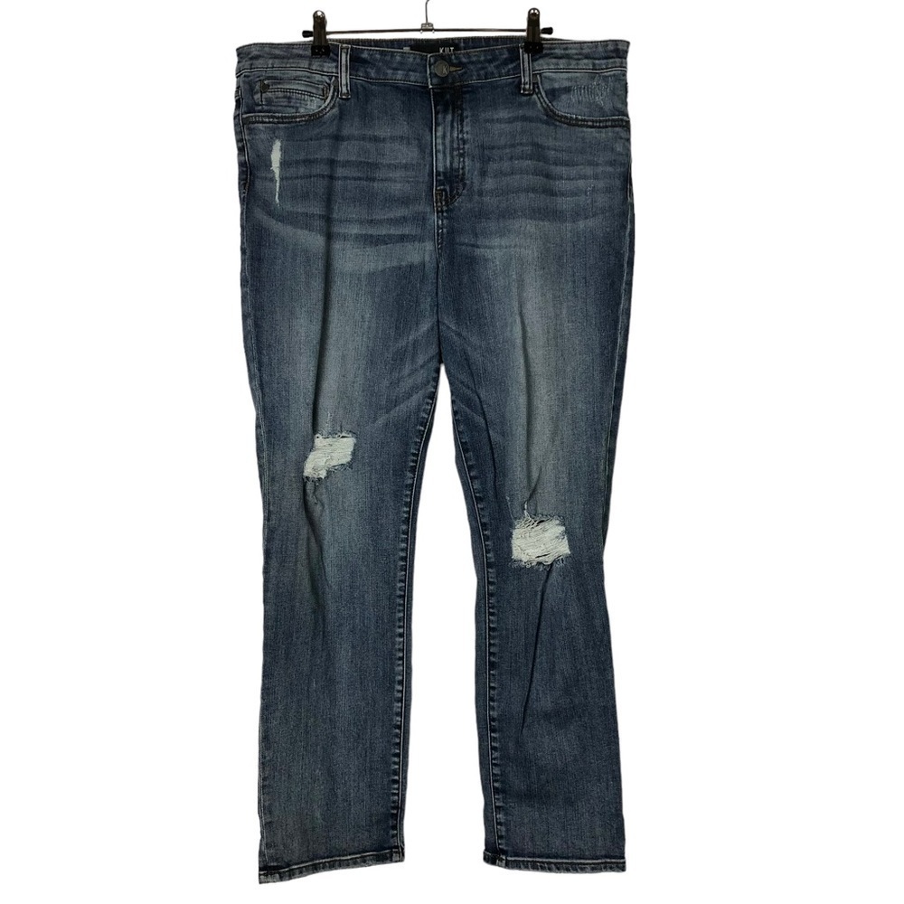 Kut From The Kloth Catherine High Rise Boyfriend Distressed Jeans 16